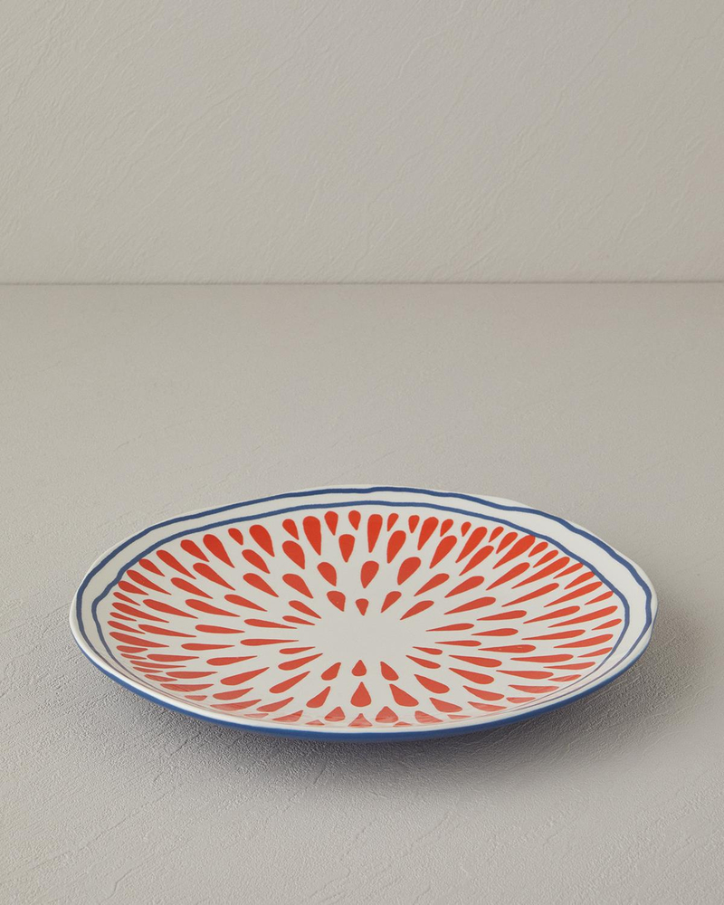 Coachella Leap Stoneware Servis Tabağı Terracotta