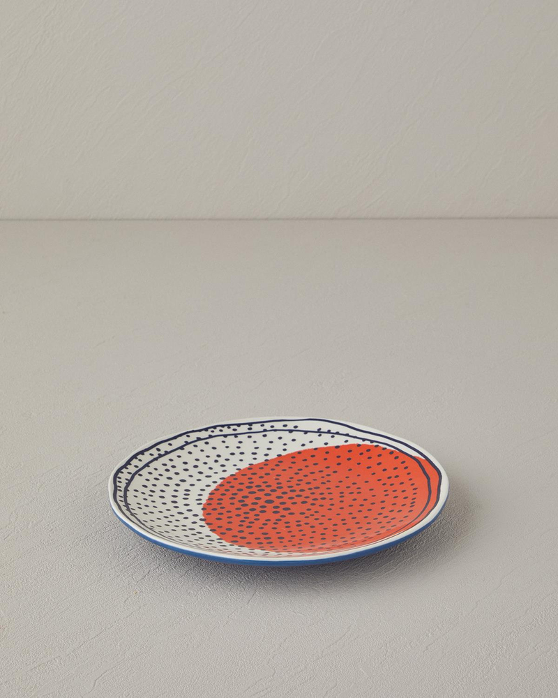 Coachella Patch Stoneware Pasta Tabağı Terracotta