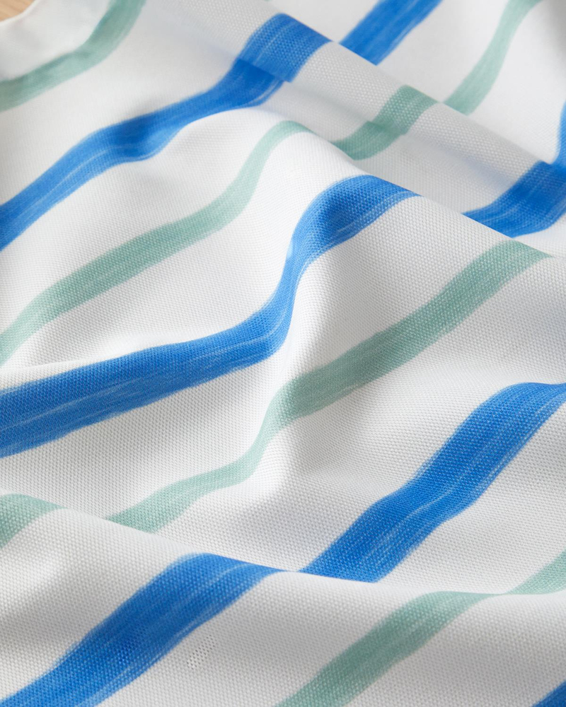 Coastline Polyester Runner 40x140 cm Mavi - Yeşil