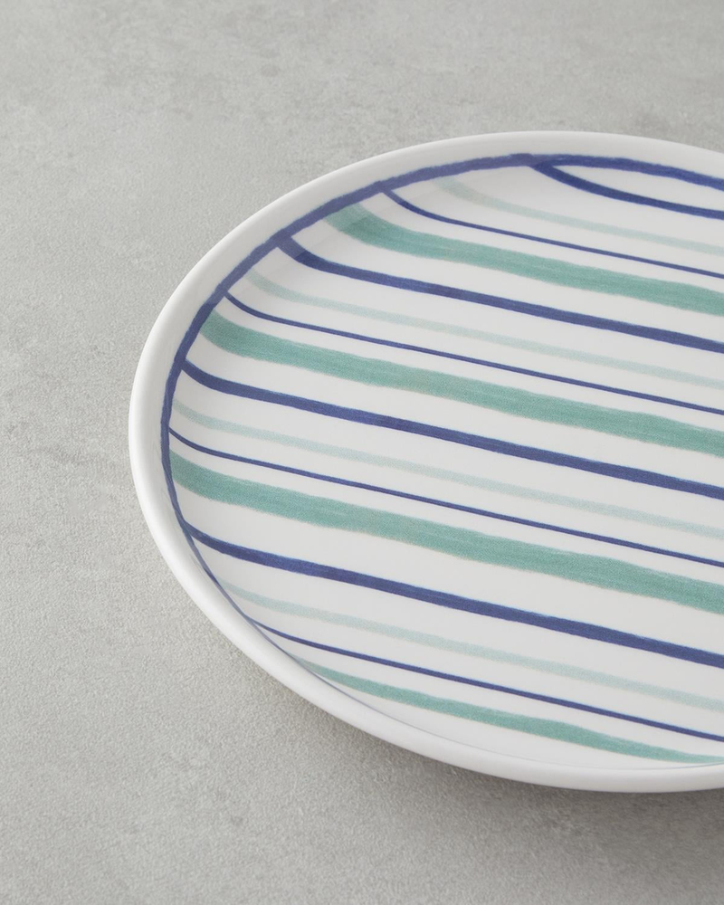 Coastline Seramik Pasta Tabağı 20 cm Mavi-yeşil