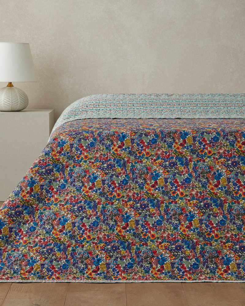 Colorful Stripeway Tek Kişilik Çok Amaçlı Örtü 160x220 cm Kırmızı