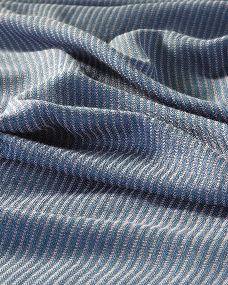 Cool Stripe Soft Touch Çift Kişilik Pike Seti Lacivert