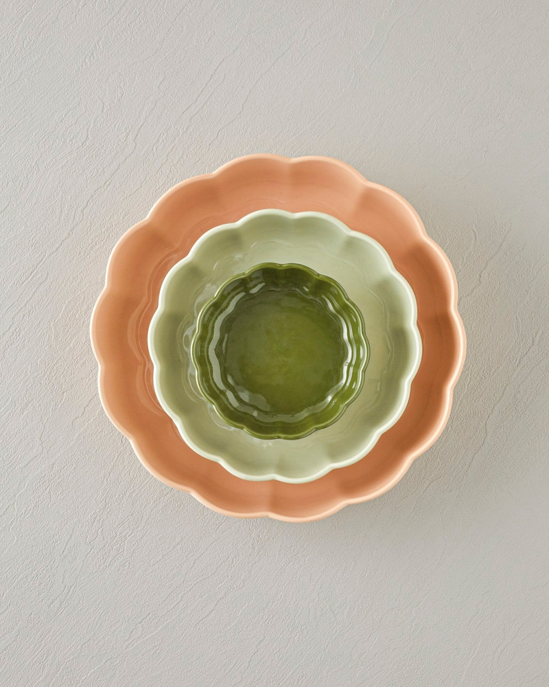 Cottage Stoneware Yuvarlak Fırın Kabı 27x6 cm Açık Pembe