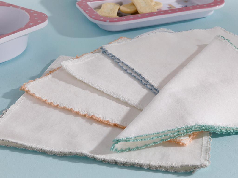 Cotton Pamuk 10'lu Bebe Ağız Silme Bezi Krem