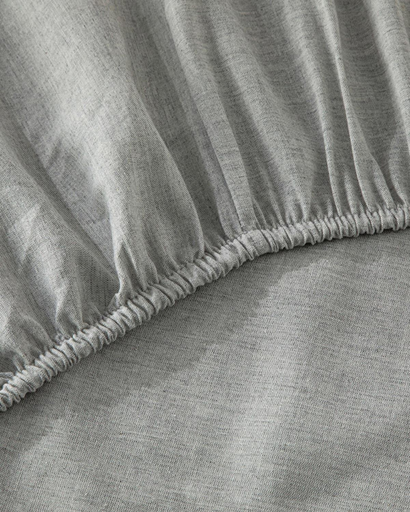 Cozy Plaid Winter Soft Çift Kişilik Nevresim Takımı Gri