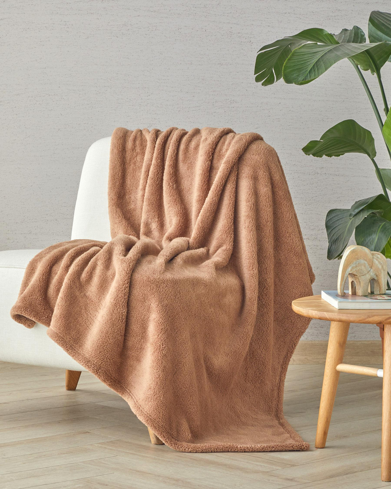 Cozy Wellsoft Tv Battaniye 120x170 cm Bej