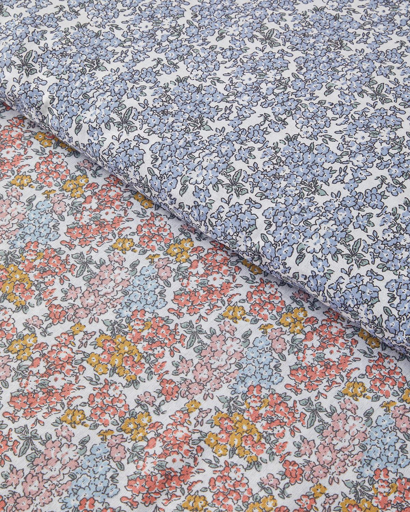 Crispy Bouquets Kolay Ütülenir Tek Kişilik Nevresim Takımı 160x220 cm Turuncu