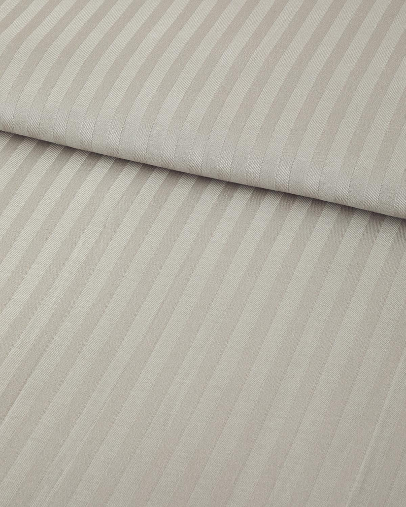 Crystal İpeksi Twill Çift Kişilik Nevresim Takımı 200x220 cm Taş Rengi