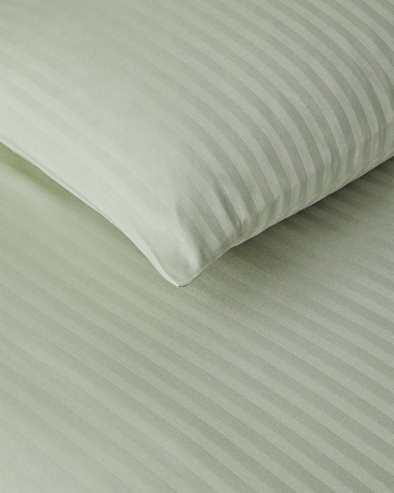 Crystal İpeksi Twill King Size Nevresim Takımı 240x220 cm Yeşil