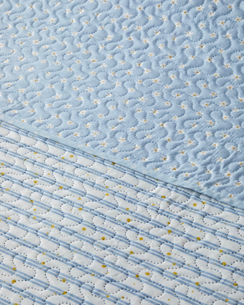 Daisy Kamila King Size Çok Amaçlı Örtü 220x240 cm Açık Mavi