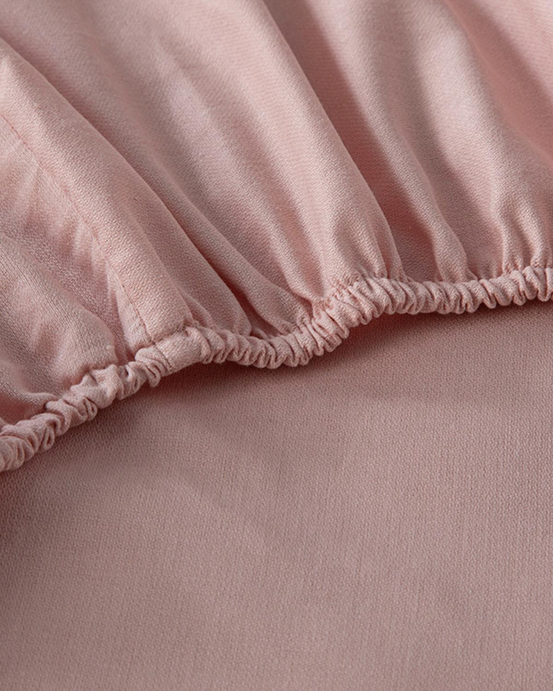 Daisy Krep King Size Nevresim Takımı 240x220 cm Pembe