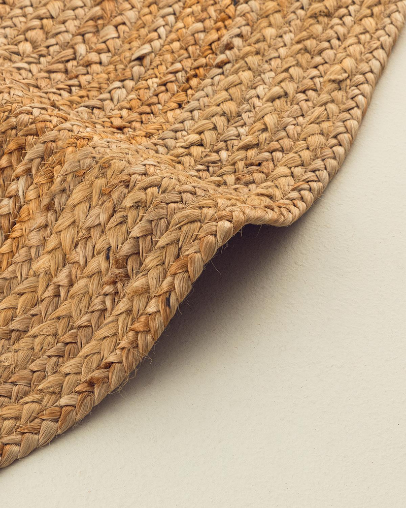 Dami Dekoratif Jüt Kilim Naturel