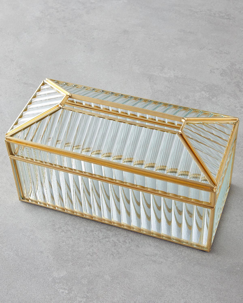 Deluxe Dekoratif Peçetelik 23x14 cm Gold