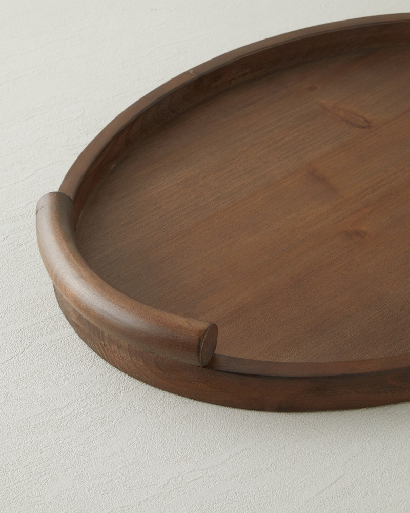 Denita Mdf Dekoratif Tepsi 50x36 cm Kahve