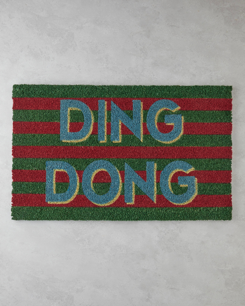 Ding Dong Kapı Önü Paspası 45x75 cm Multicolor