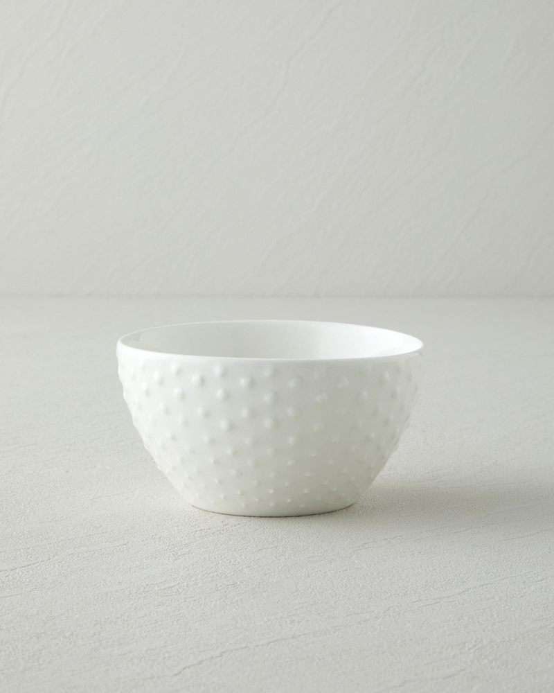 Dora Porselen Çerezlik 12 cm Beyaz
