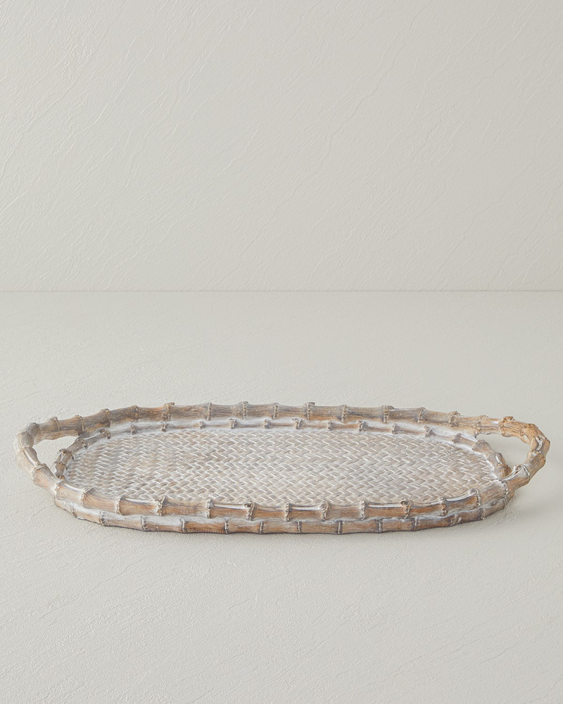 Doris Dekoratif Tepsi 40,8x4,3x23,3 cm Naturel