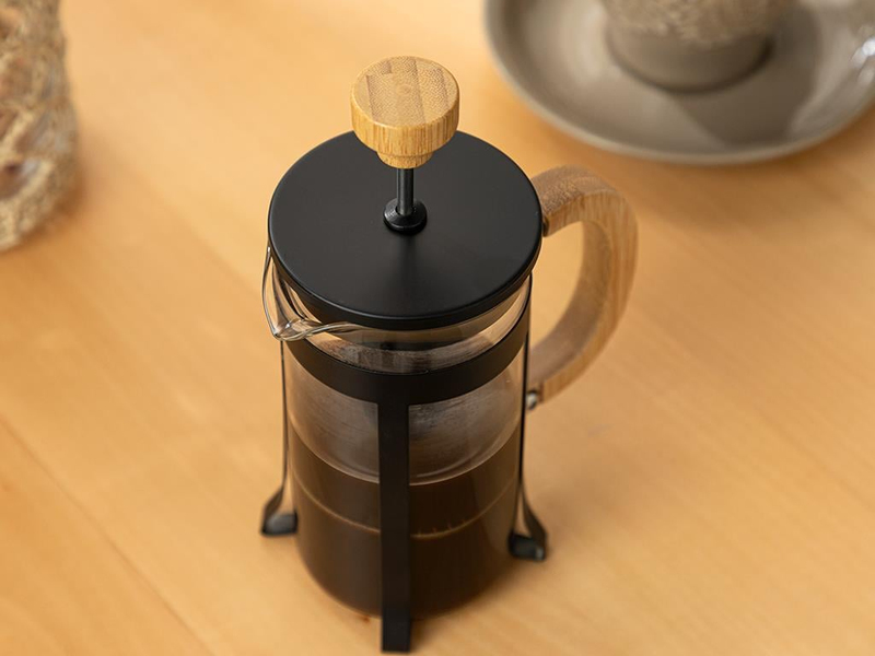 Elegance Borosilikat Cam French Press Siyah