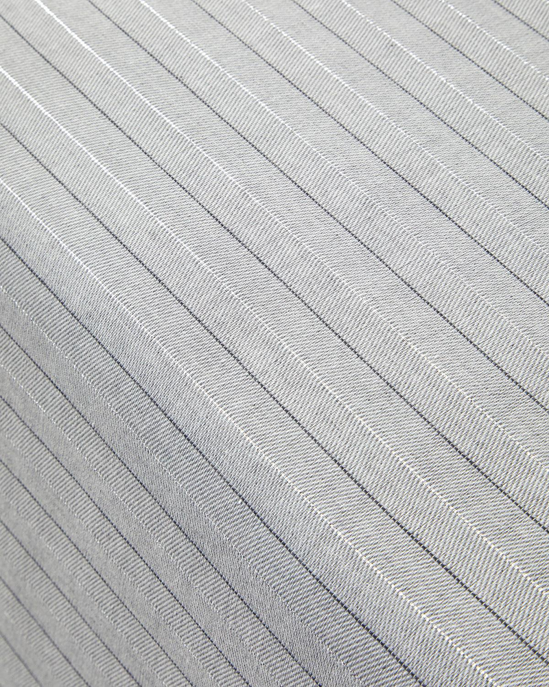 Elegant İpliği Boyalı Çift Kişilik Nevresim Takımı 200x220 cm Gümüş