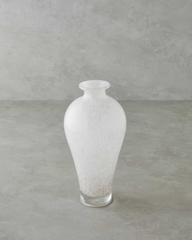 Elegante Cam Vazo 29 cm Beyaz