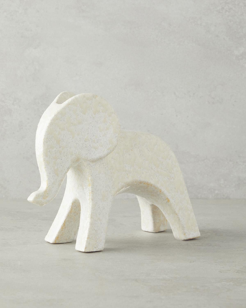 Elephant Biblo 17x13x13cm Krem
