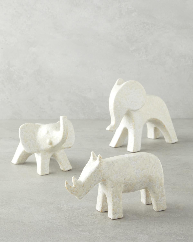 Elephant Biblo 17x13x13cm Krem