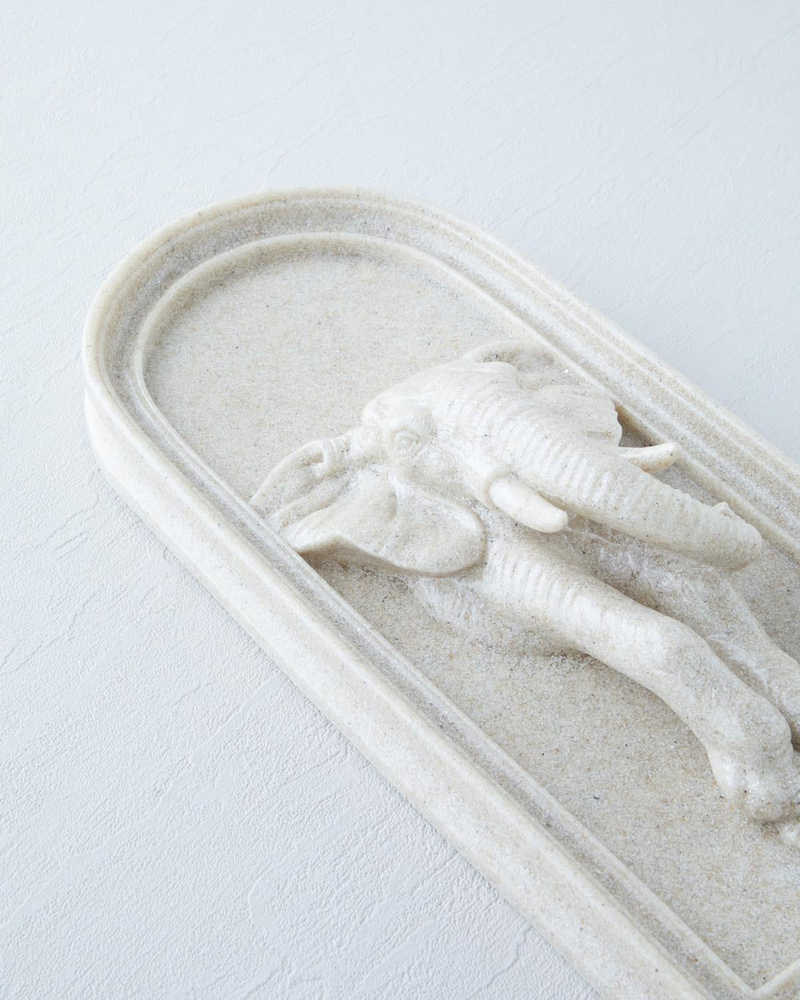 Elephant Duvar Aksesuarı 17x7,5x38 cm Bej