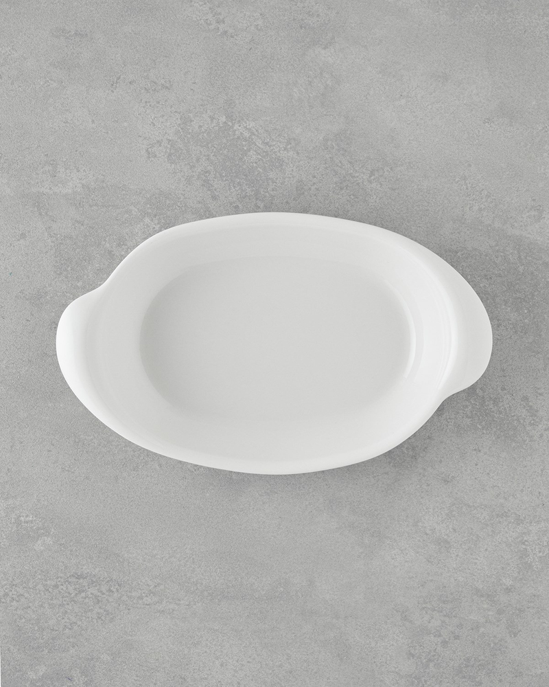 Elise Porselen Fırın Kabı 31 cm Beyaz