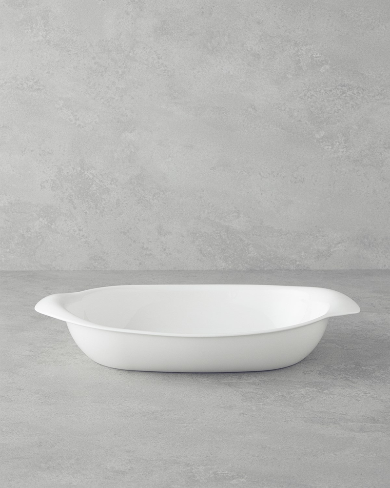 Elise Porselen Fırın Kabı 36 cm Beyaz
