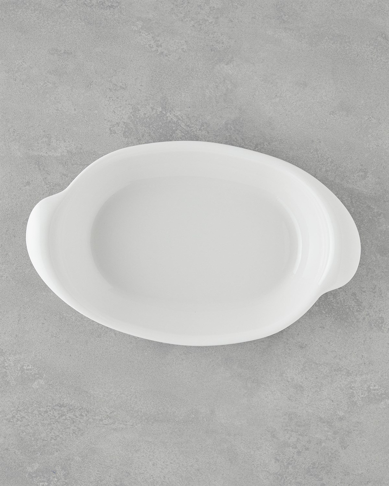 Elise Porselen Fırın Kabı 36 cm Beyaz