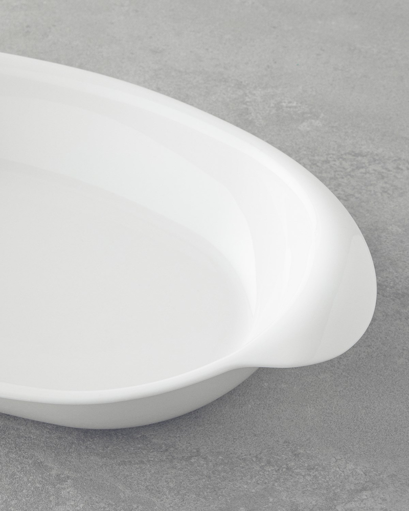 Elise Porselen Fırın Kabı 36 cm Beyaz
