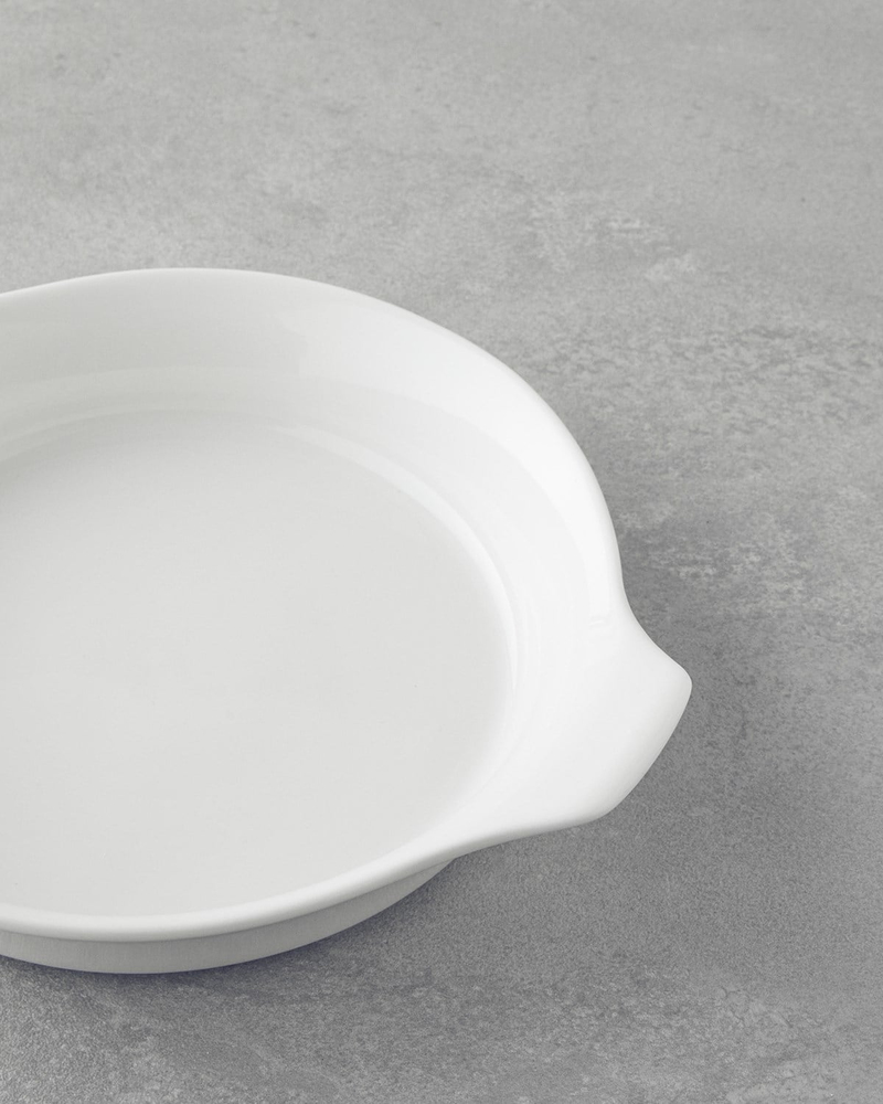 Elise Porselen Sahan Fırın Kabı 20 cm Beyaz