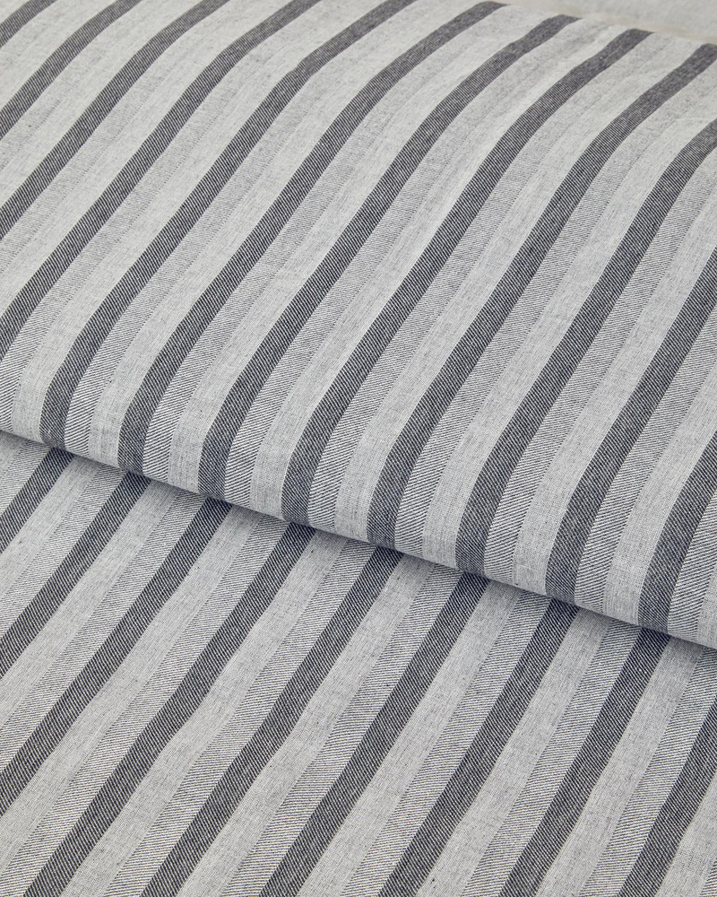 Elite Lines İpliği Boyalı Çift Kişilik Nevresim Takımı 200x220 cm Gri