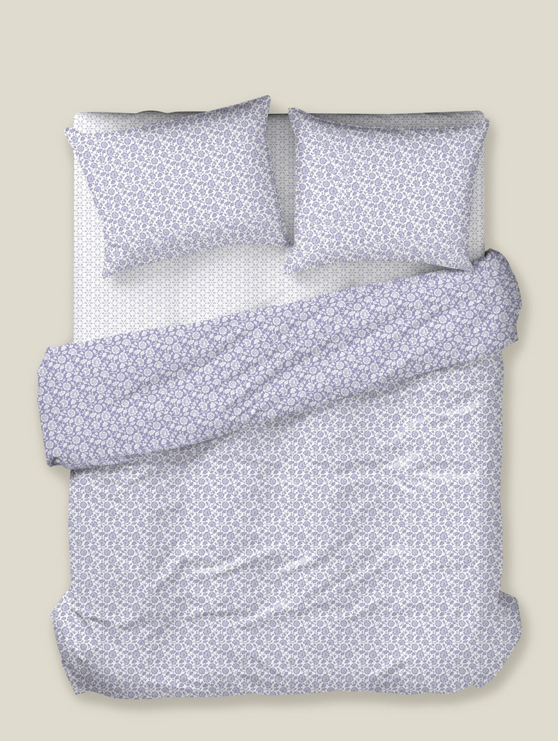 Elvya Çift Kişilik Nevresim Takımı 200x220 cm Lila