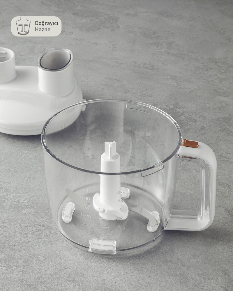 English Home RMB 3001 4 Bıçaklı Multi Blender Seti Beyaz-Bakır