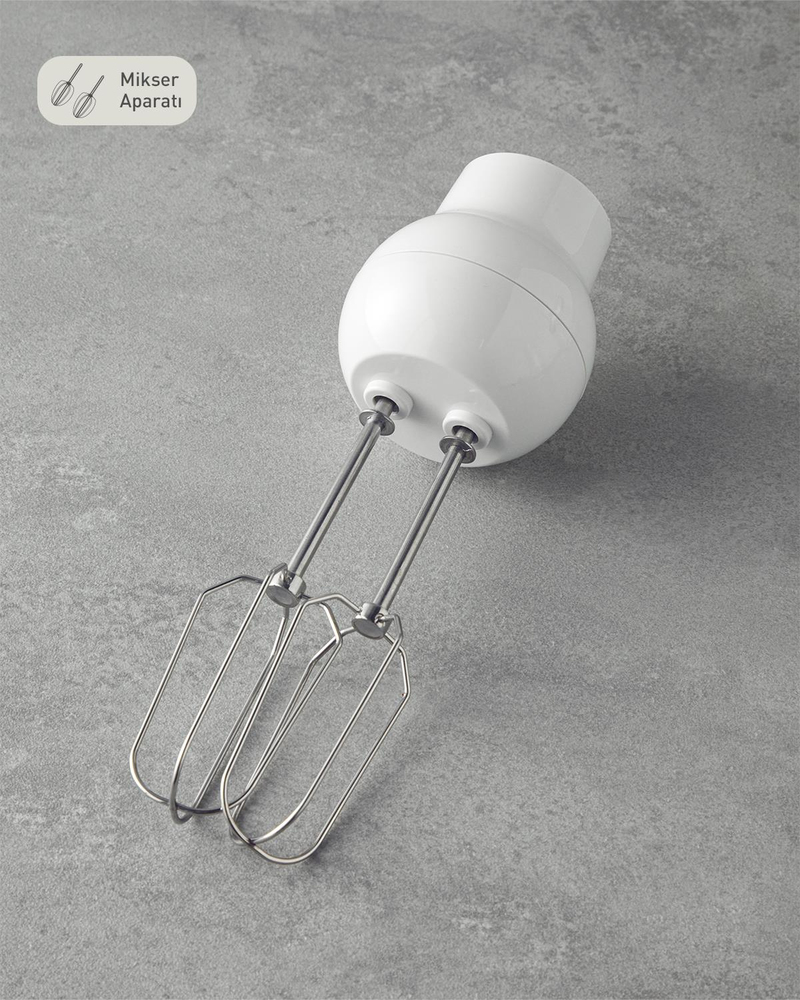English Home RMB 3001 4 Bıçaklı Multi Blender Seti Beyaz-Bakır