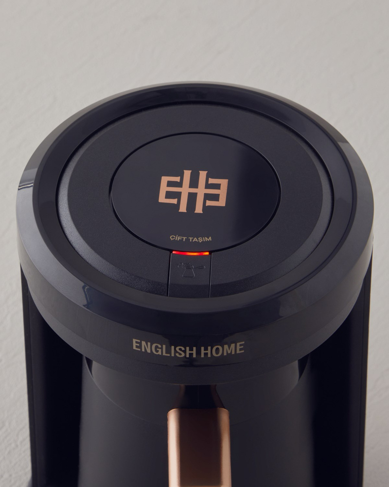 English Home TKM 6030 Çift Taşım Türk Kahvesi Makinesi Siyah-Bakır