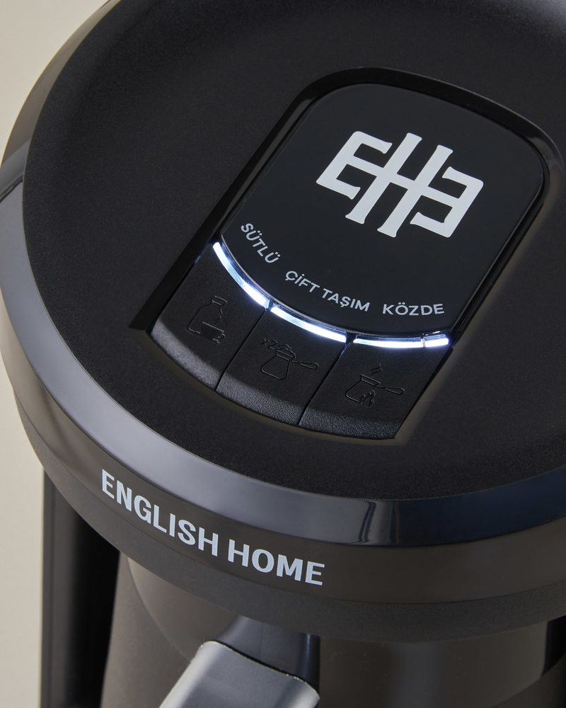 English Home TKM 6040 Sütlü Türk Kahvesi Makinesi Siyah-Krom