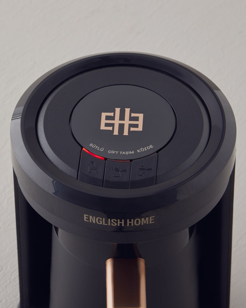 English Home TKM 6040 Sütlü Türk Kahvesi Makinesi Siyah-Bakır