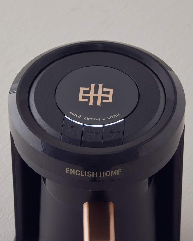 English Home TKM 6040 Sütlü Türk Kahvesi Makinesi Siyah-Bakır