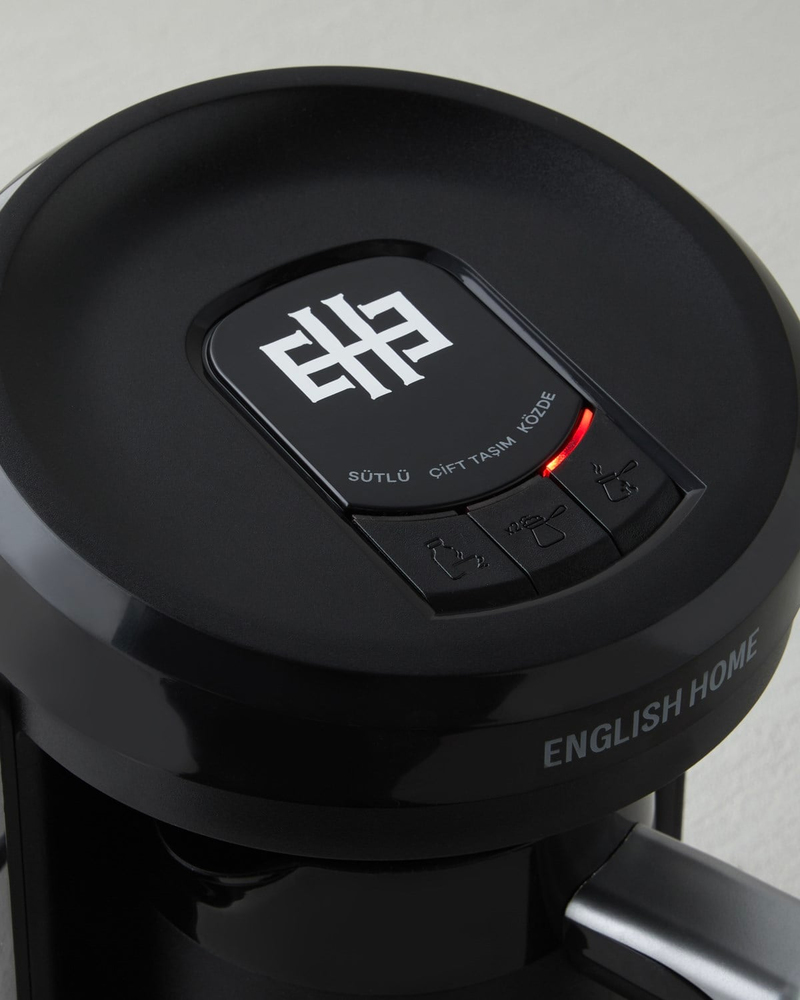 English Home TKM 6042 Sütlü Türk Kahvesi Makinesi Siyah-Krom