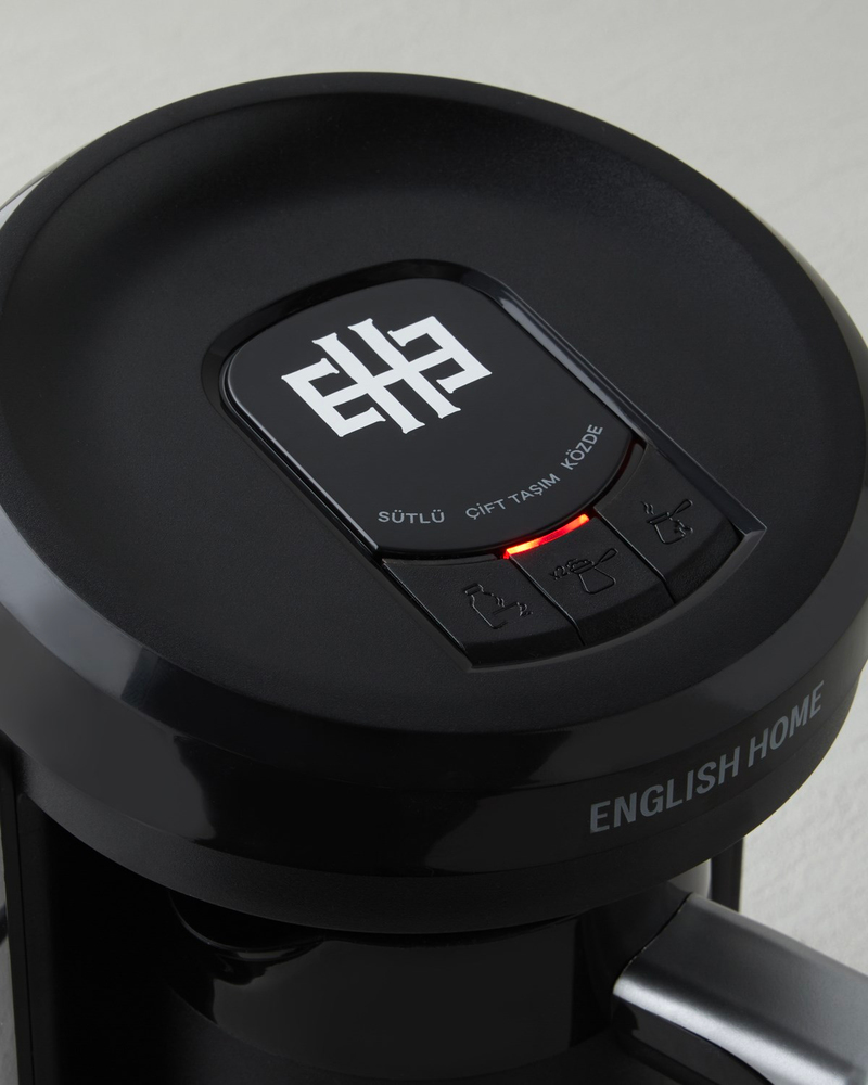 English Home TKM 6042 Sütlü Türk Kahvesi Makinesi Siyah-Krom