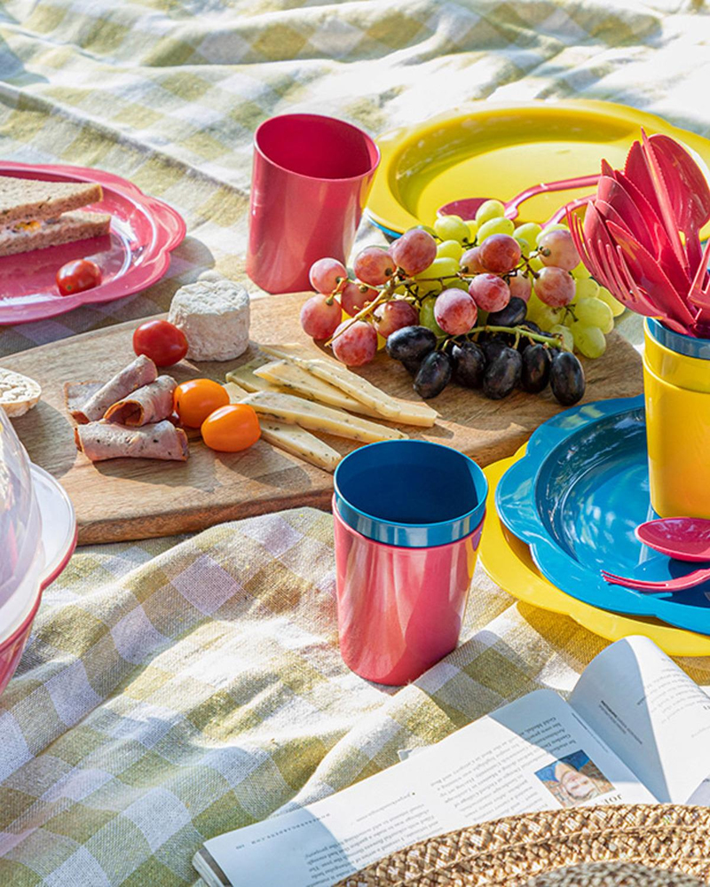 Enjoy Plastik Piknik Seti 32 Parça Pembe