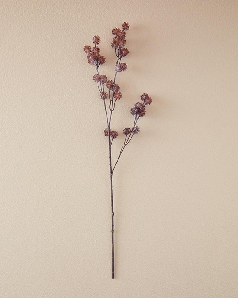 Fall Fruıt Spray Tek Dal Yapay Çiçek Kahve