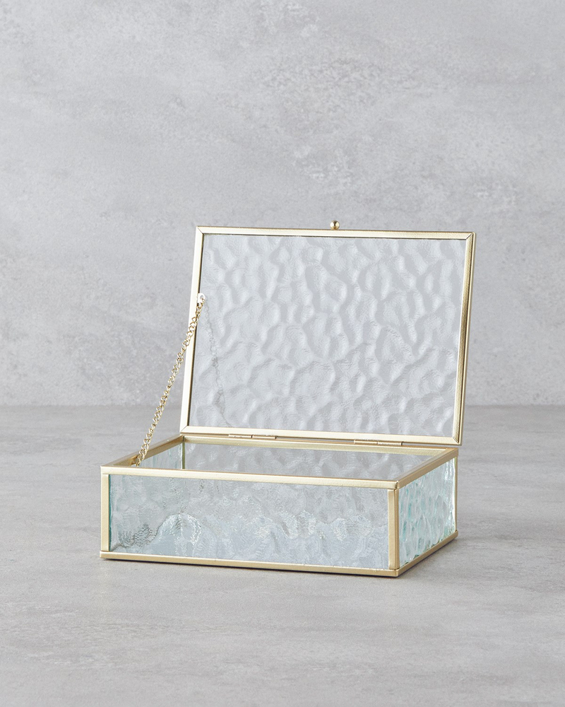 Fancy Dekoratif Kutu 18x12x7 cm Gold