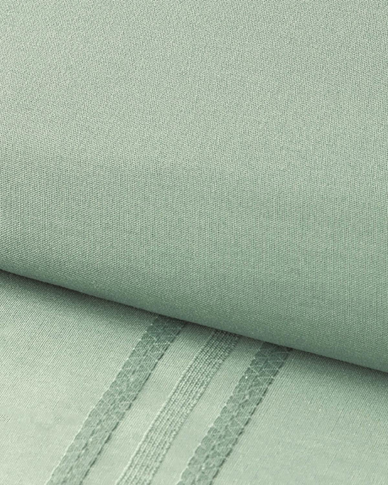 Fancy Premium Soft Cotton Çift Kişilik Nevresim Takımı Seledon