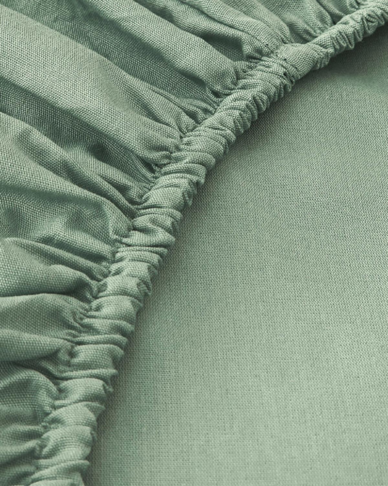 Fancy Premium Soft Cotton Tek Kişilik Nevresim Takımı Seledon