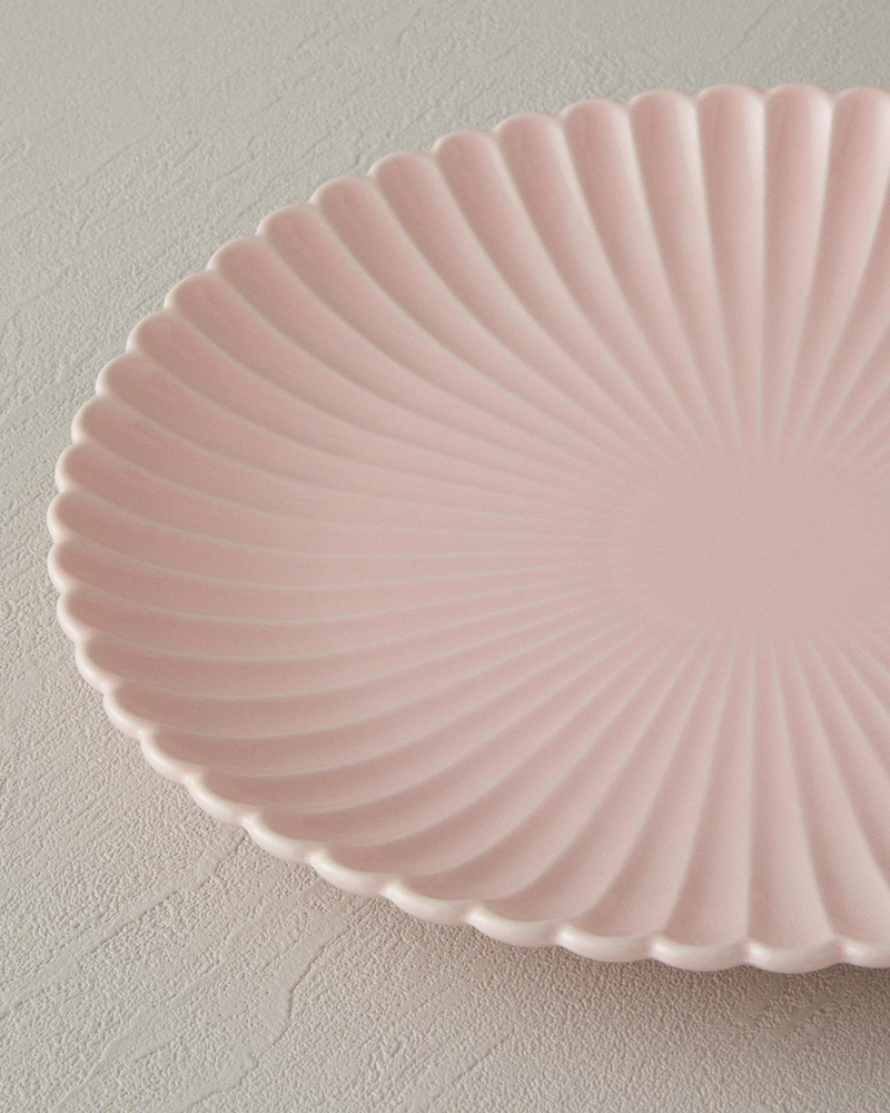 Fiore New Bone China Servis Tabağı Pudra
