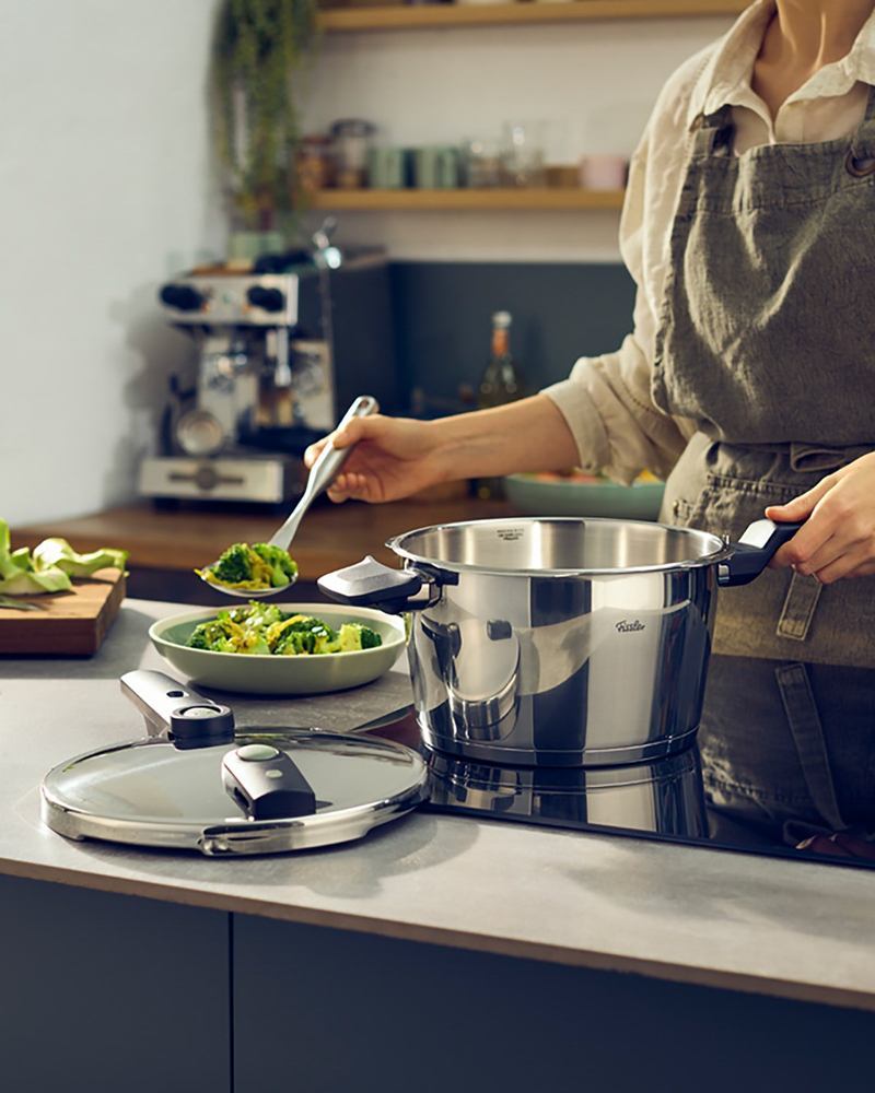 Fissler Vitaquick Elemental Paslanmaz Çelik Düdüklü Tencere 4,5L