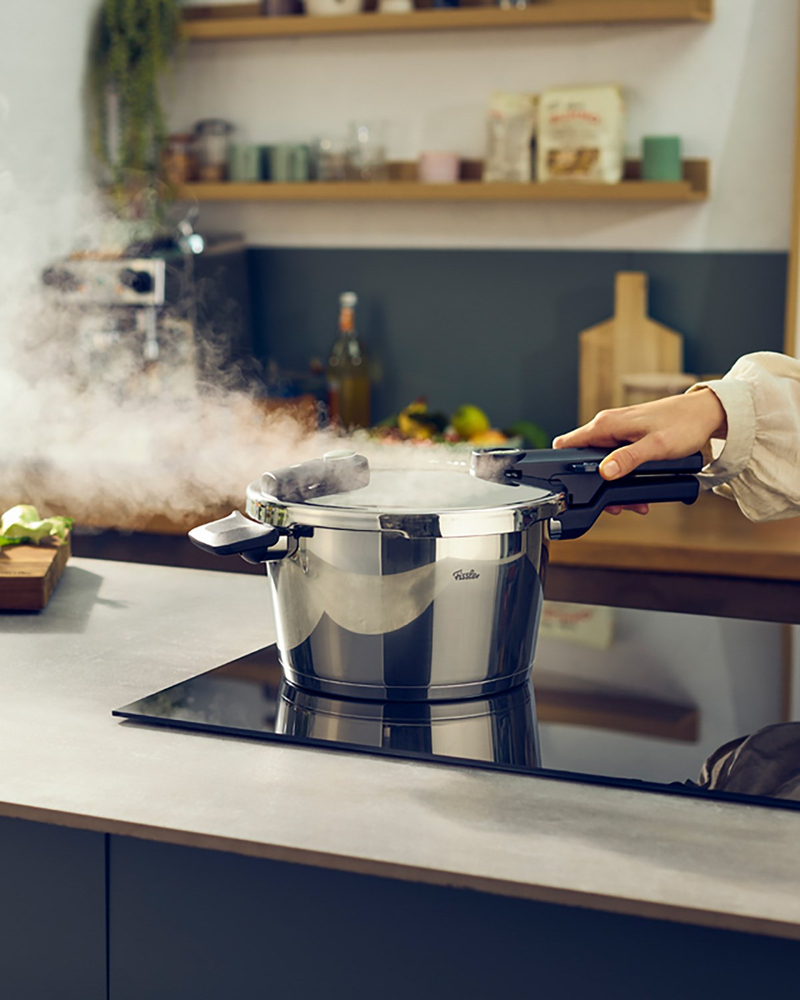 Fissler Vitaquick Elemental Paslanmaz Çelik Düdüklü Tencere 4,5L